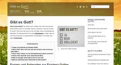 Desktop Screenshot of gibt-es-gott.com